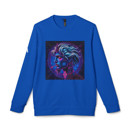 Adidas, Unisex Fleece Crewneck Sweatshirt, Gemini, Pop Art v1, Zodiac