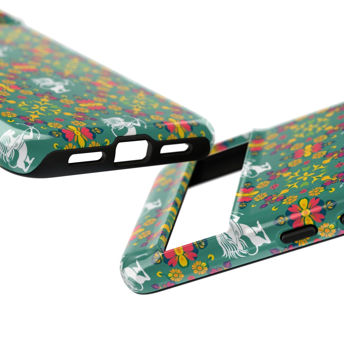 Tough Cases, Sagittarius, Zodiac, Flower Pattern