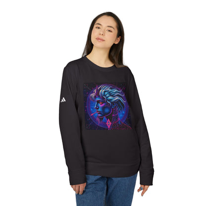 Adidas, Unisex Fleece Crewneck Sweatshirt, Gemini, Pop Art v1, Zodiac