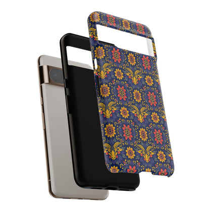 Tough Cases, Taurus, Zodiac v3, Flower Pattern