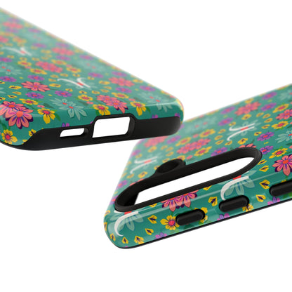 Tough Cases, Aquarius, Zodiac v4, Flower Pattern