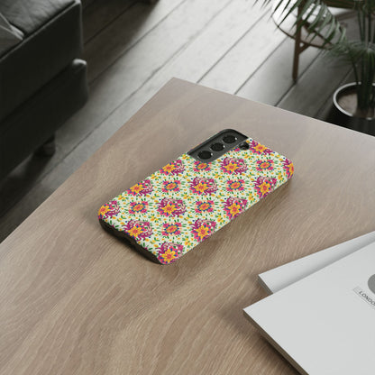 Tough Cases, Cancer, Zodiac v3, Flower Pattern