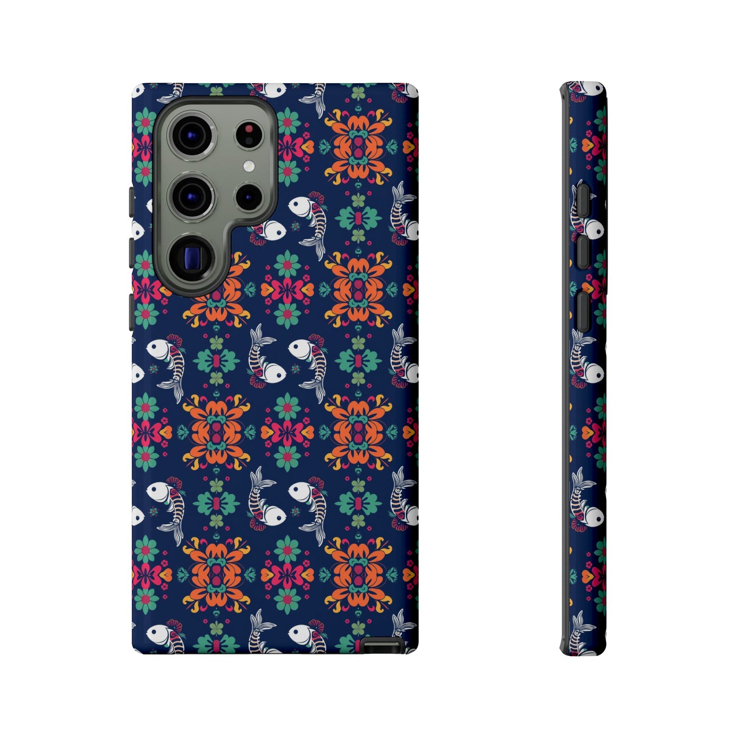 Tough Cases, Pisces, Zodiac, Flower Pattern