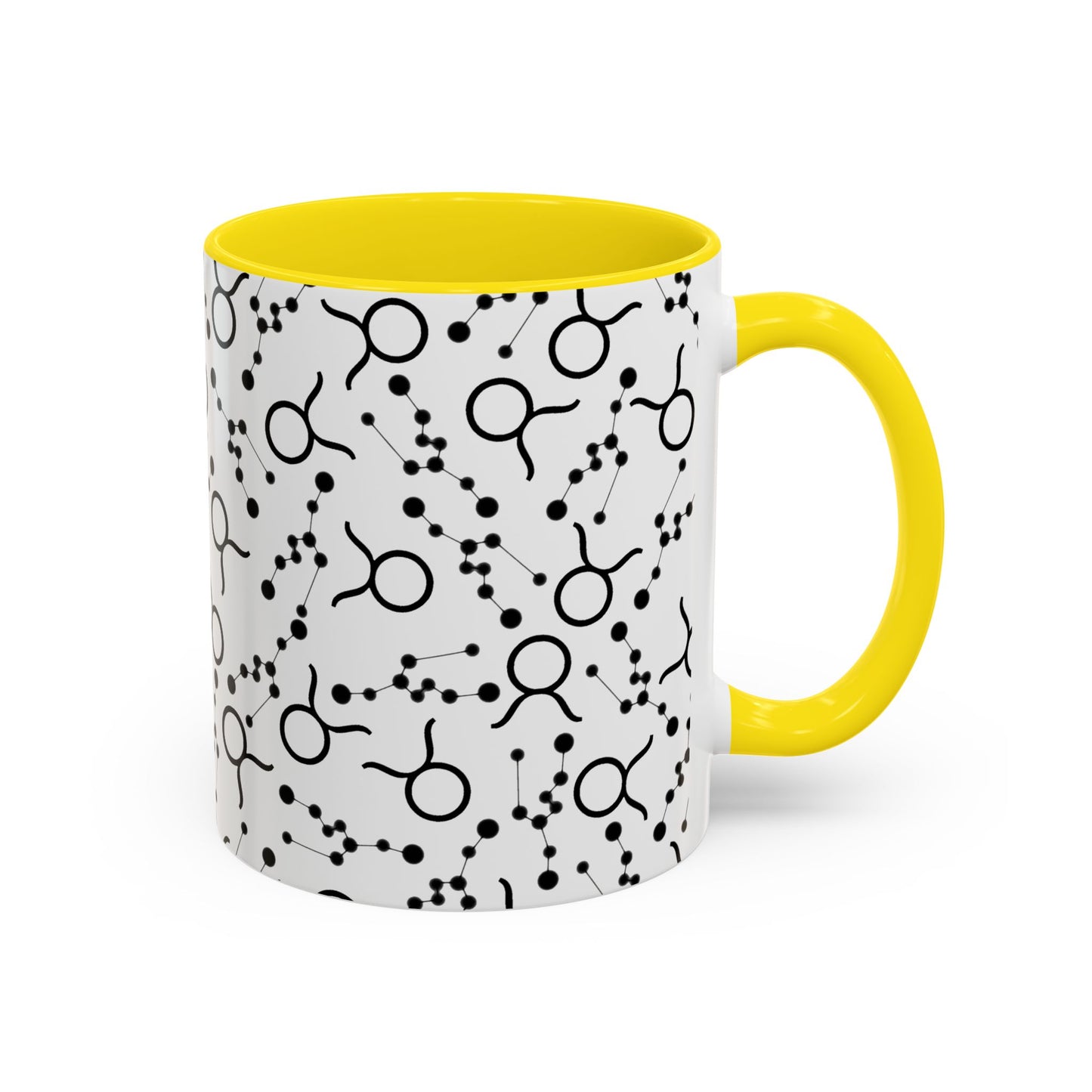 Accent Coffee Mug with the Taurus Zodiac sign (11, 15oz)
