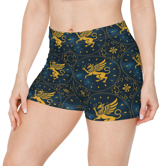 Women's Shorts, AOP, Virgo, Zodiac, Pattern