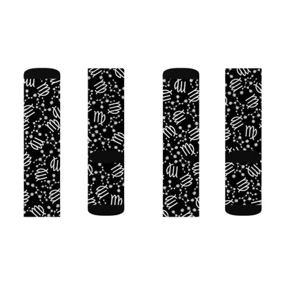 Zodiac Sublimation Socks Virgo Zodiac sign