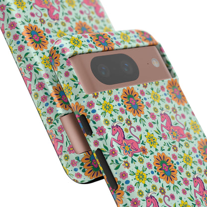 Tough Cases, Aquarius, Zodiac, Flower Pattern