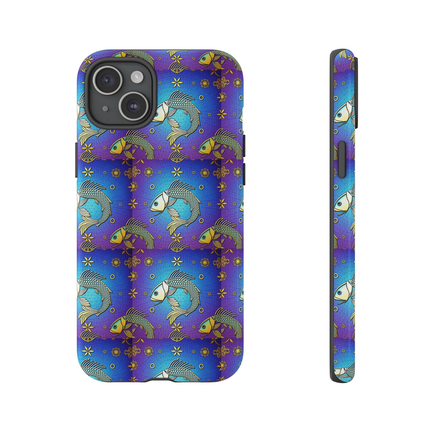 Tough Cases, Pisces, Zodiac v2, Metal Pattern