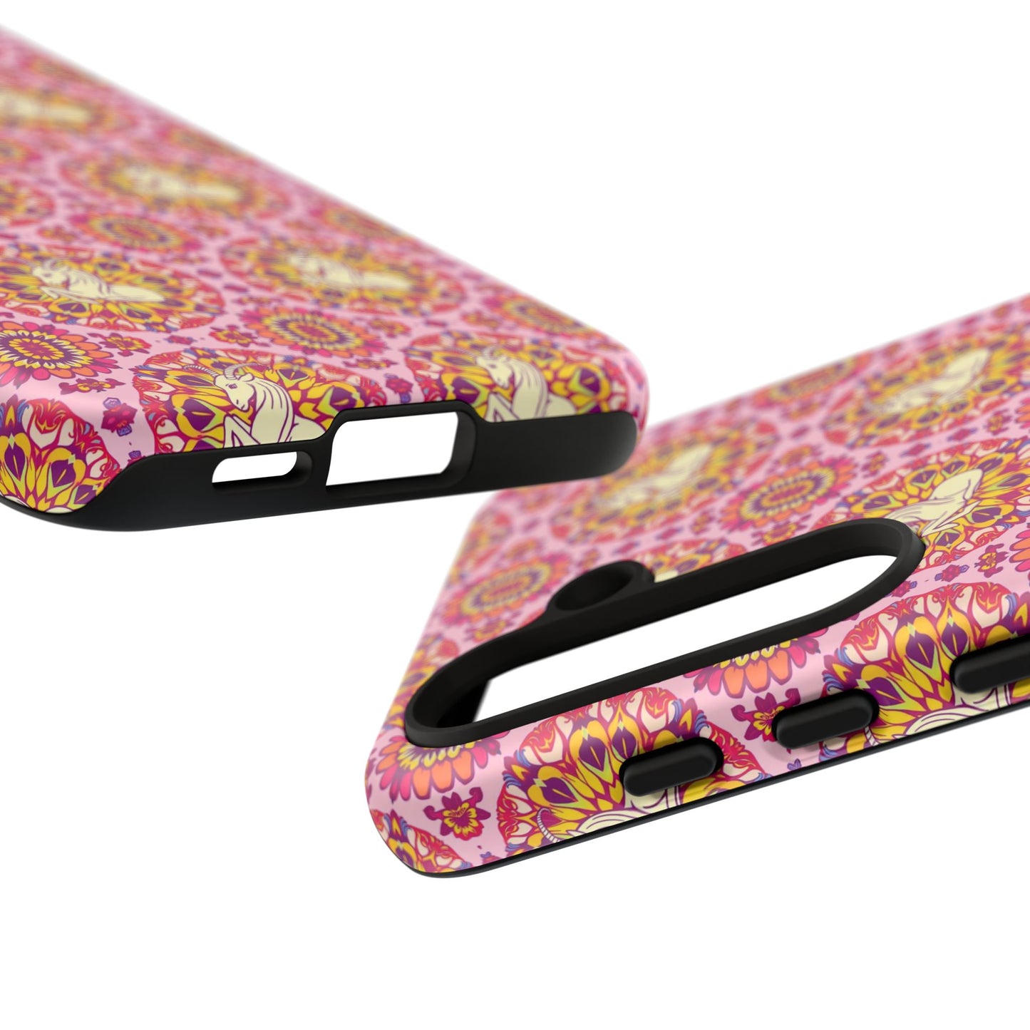 Tough Cases, Capricorn, Zodiac v4, Flower Pattern