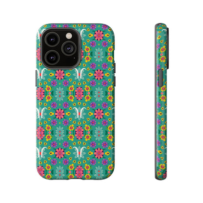 Tough Cases, Aquarius, Zodiac v4, Flower Pattern