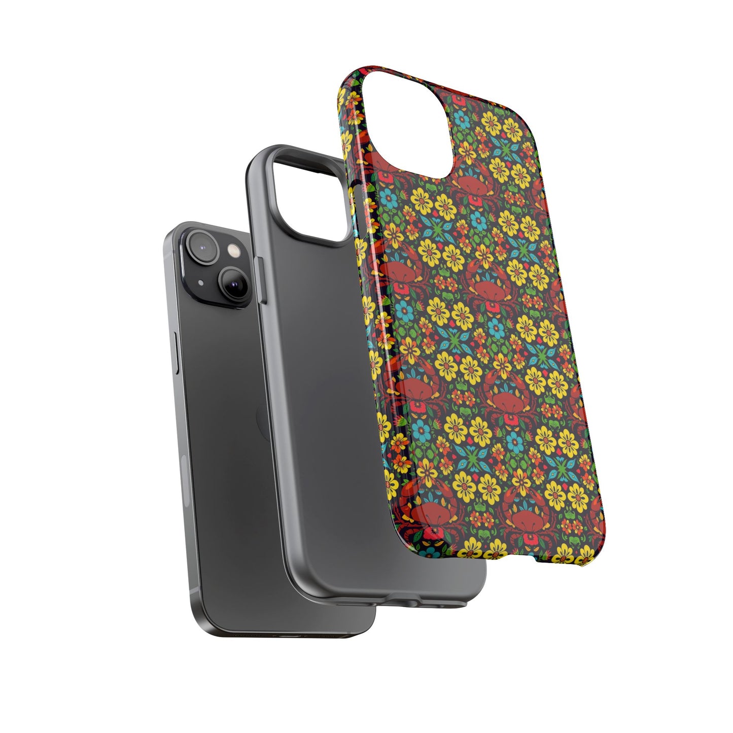 Tough Cases, Cancer, Zodiac v2, Flower Pattern