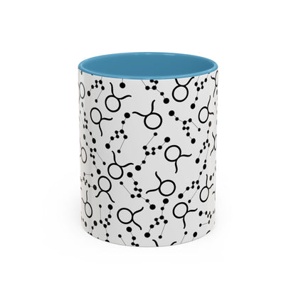 Accent Coffee Mug with the Taurus Zodiac sign (11, 15oz)