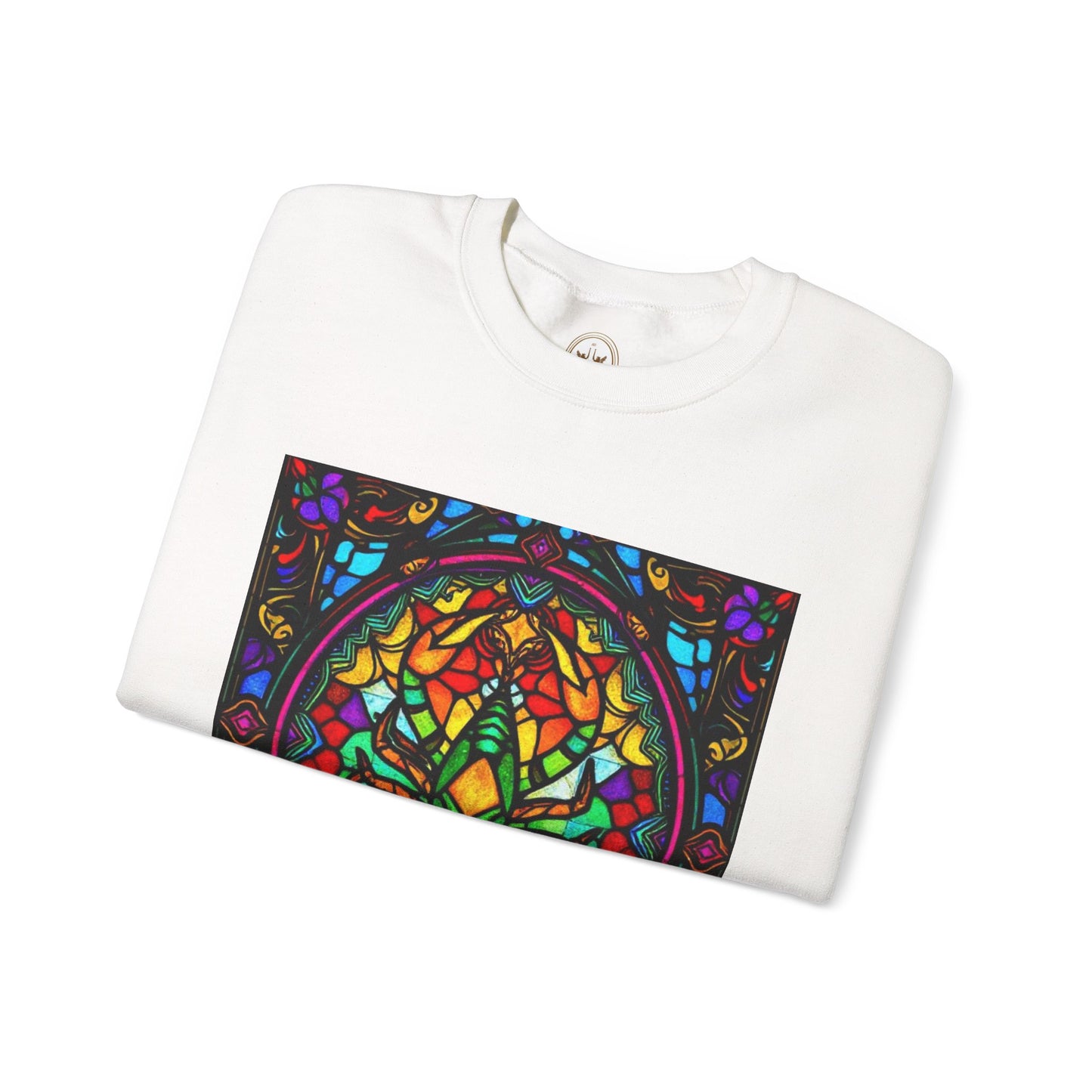 Unisex Heavy Blend™ Crewneck Sweatshirt, Glass 1, Scorpio Zodiac Design