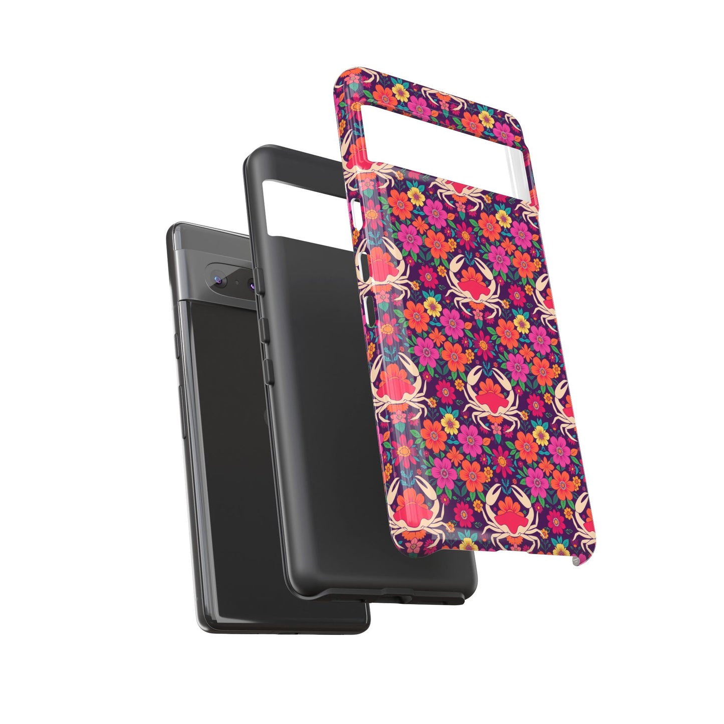 Tough Cases, Cancer, Zodiac v1, Flower Pattern