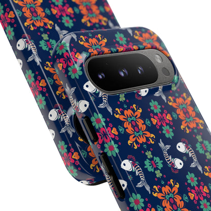 Tough Cases, Pisces, Zodiac, Flower Pattern