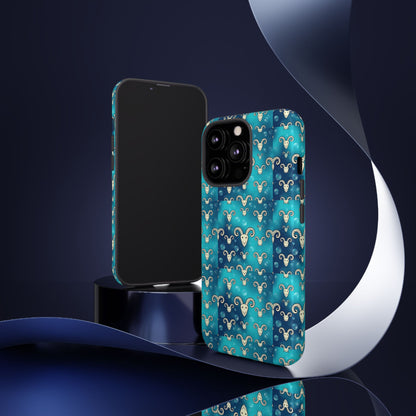 Tough Cases, Aries, Zodiac v1, Bubble Pattern