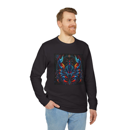 Adidas, Unisex Fleece Crewneck Sweatshirt, Scorpio, Pop Art, Zodiac
