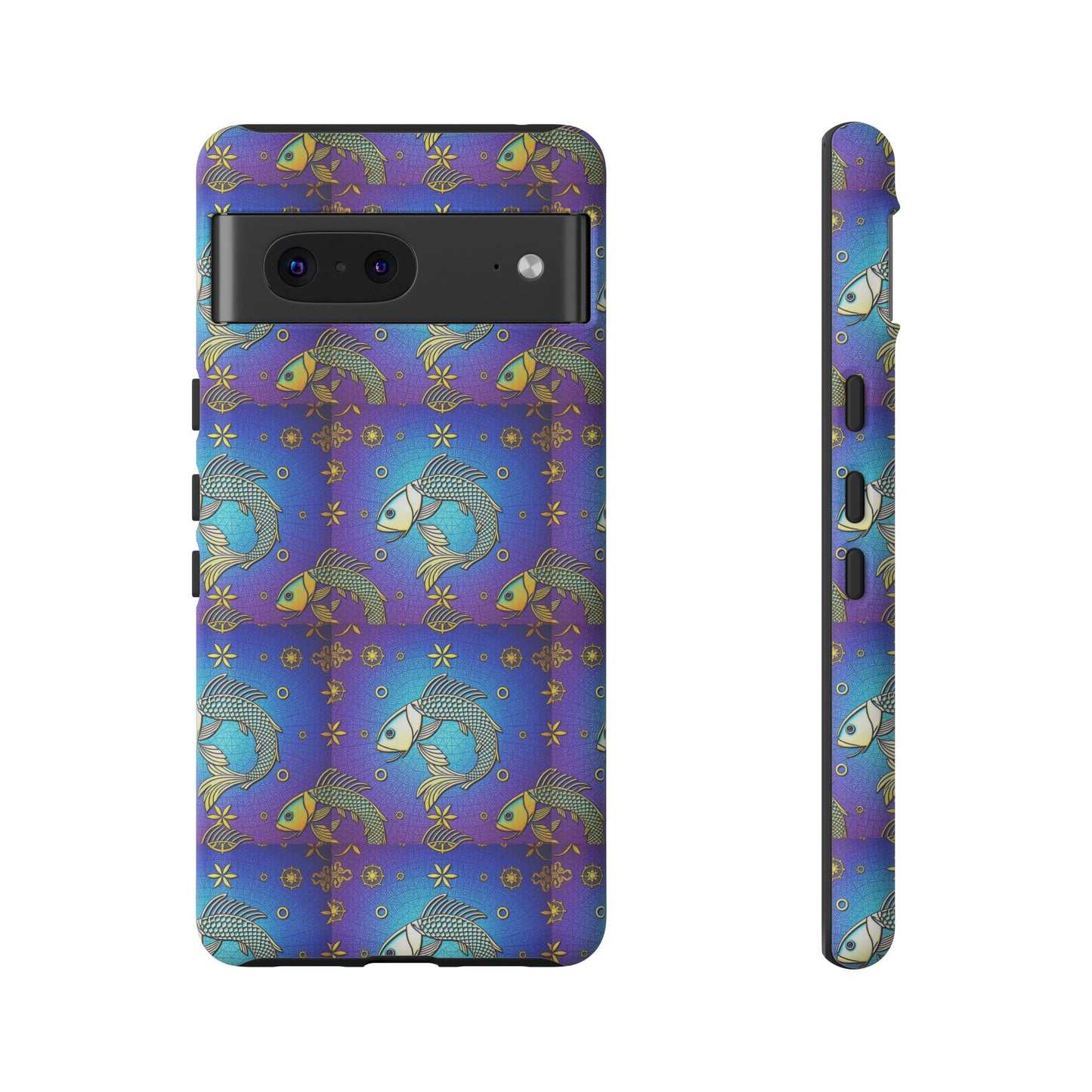 Tough Cases, Pisces, Zodiac v2, Metal Pattern
