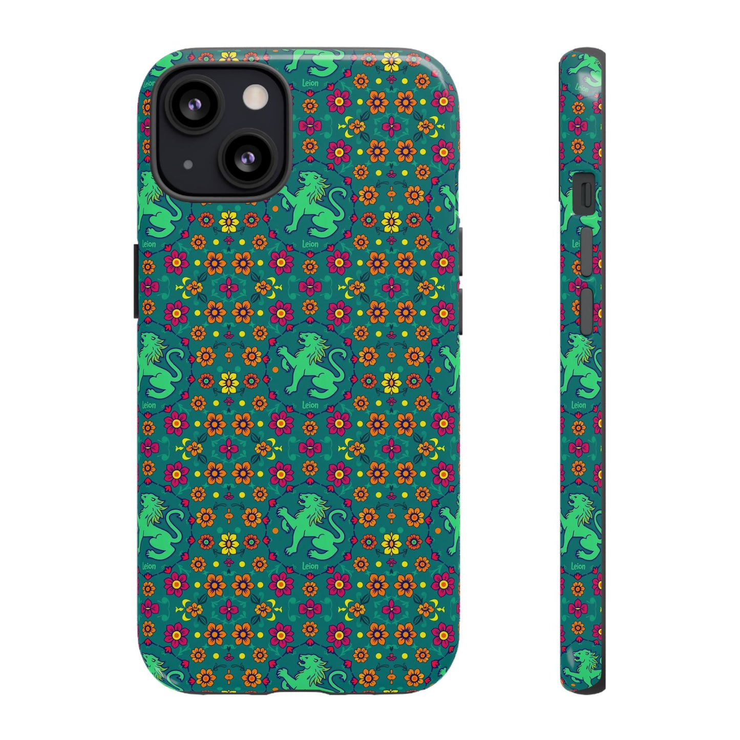 Tough Cases, Leo, Zodiac v3, Flower Pattern