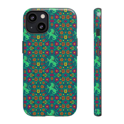 Tough Cases, Leo, Zodiac v3, Flower Pattern