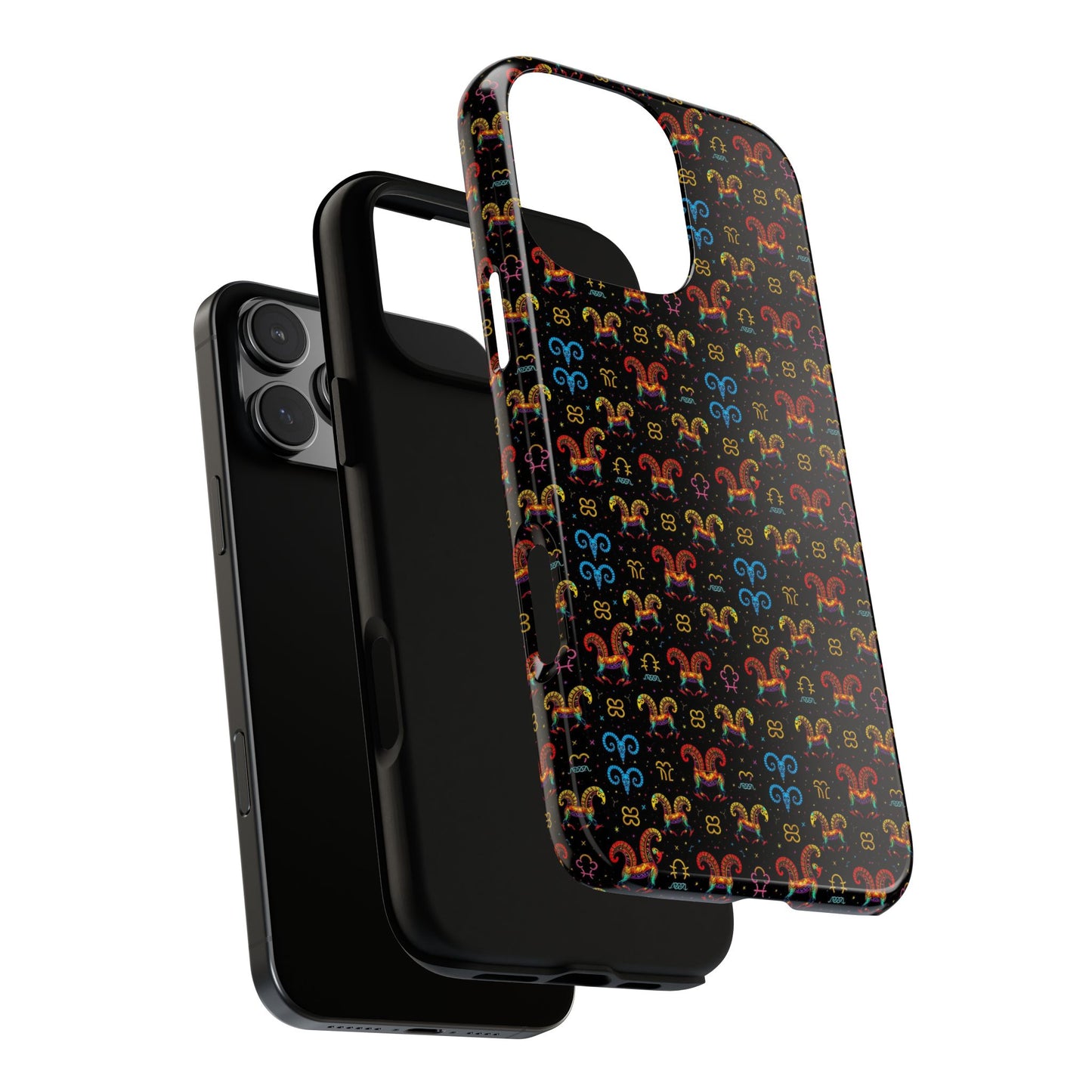 Tough Cases, Aries, Zodiac v1, Metal Pattern