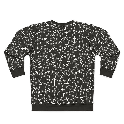 Zodiac AOP Unisex Sweatshirt Sagittarius Zodiac Sign