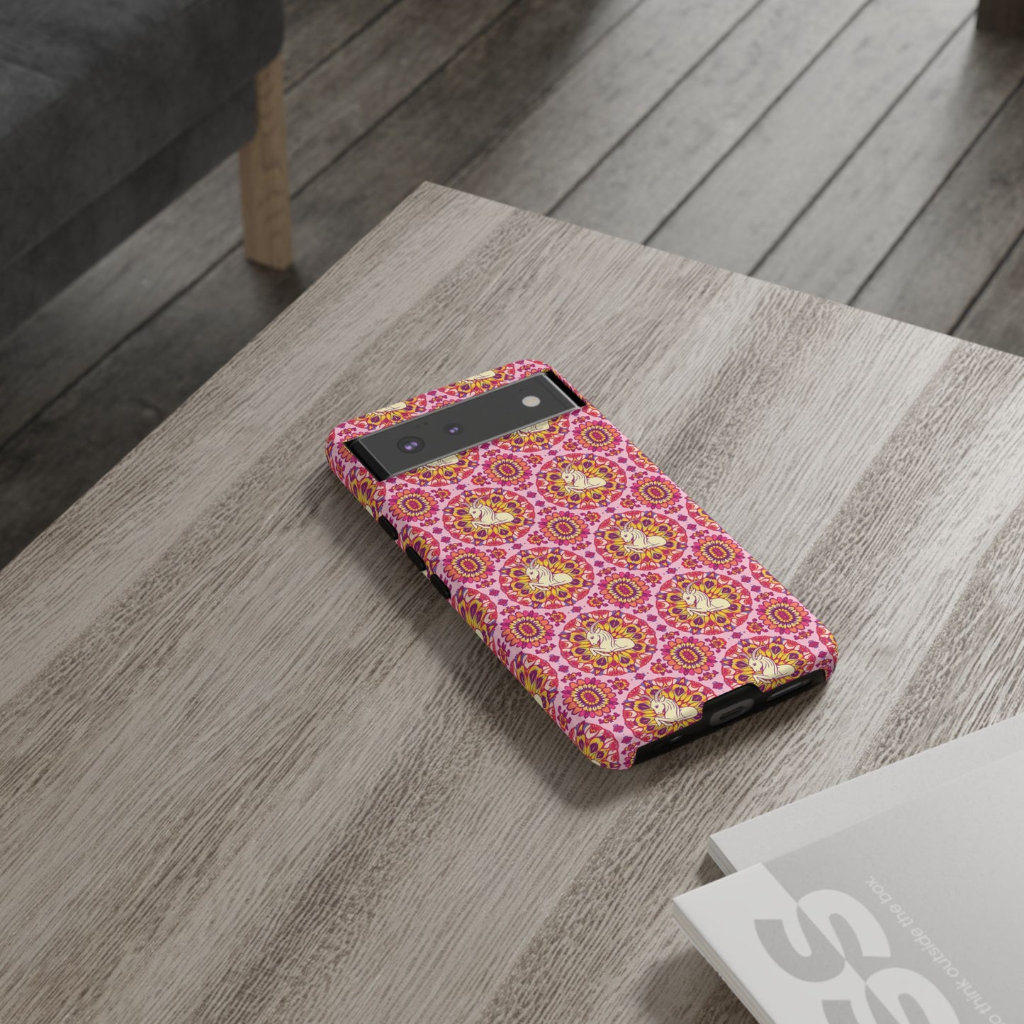 Tough Cases, Capricorn, Zodiac v4, Flower Pattern