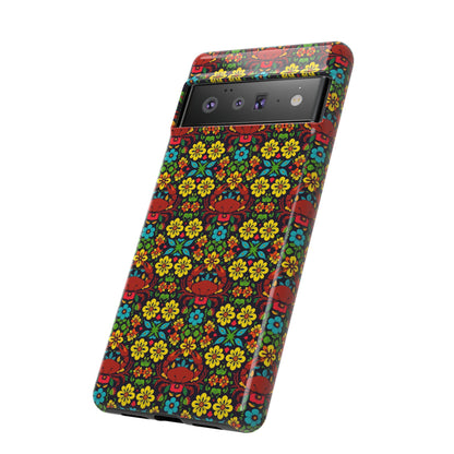 Tough Cases, Cancer, Zodiac v2, Flower Pattern