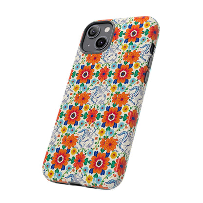 Tough Cases, Virgo, Zodiac v4, Flower Pattern
