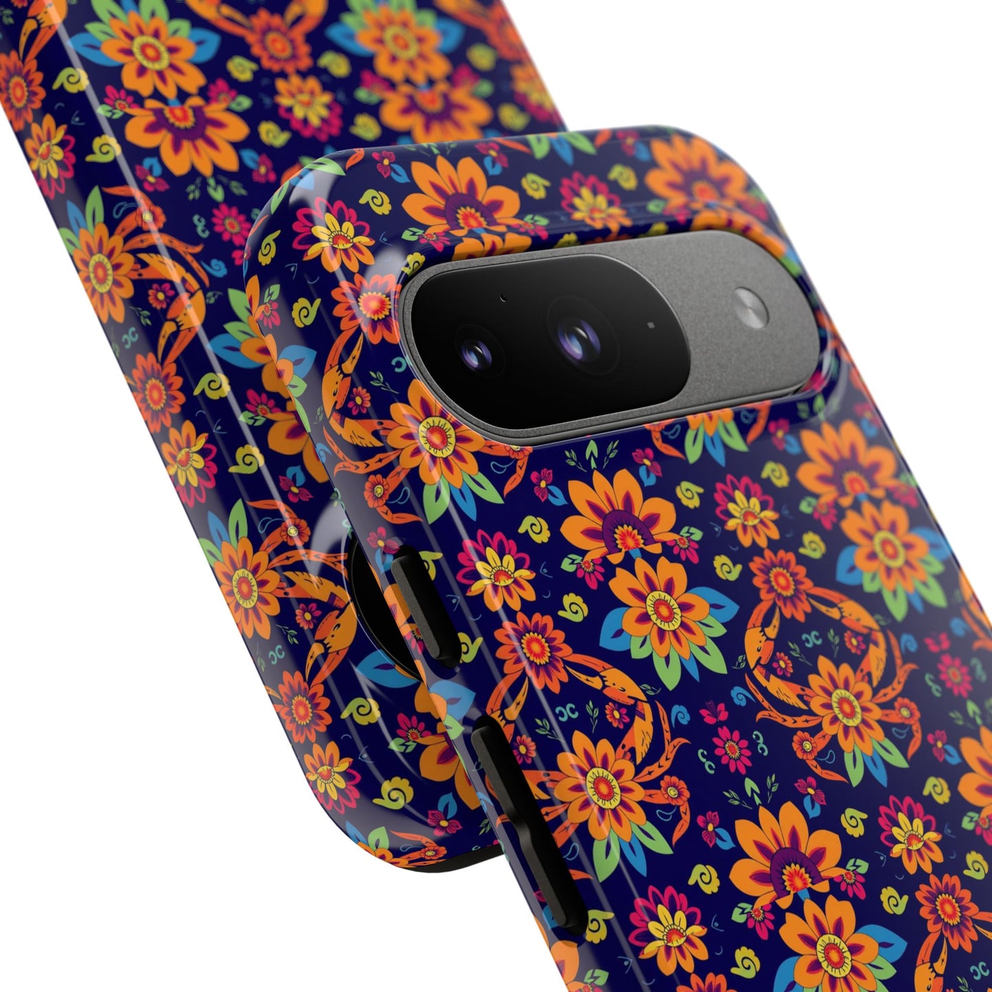 Tough Cases, Cancer, Zodiac, Flower Pattern