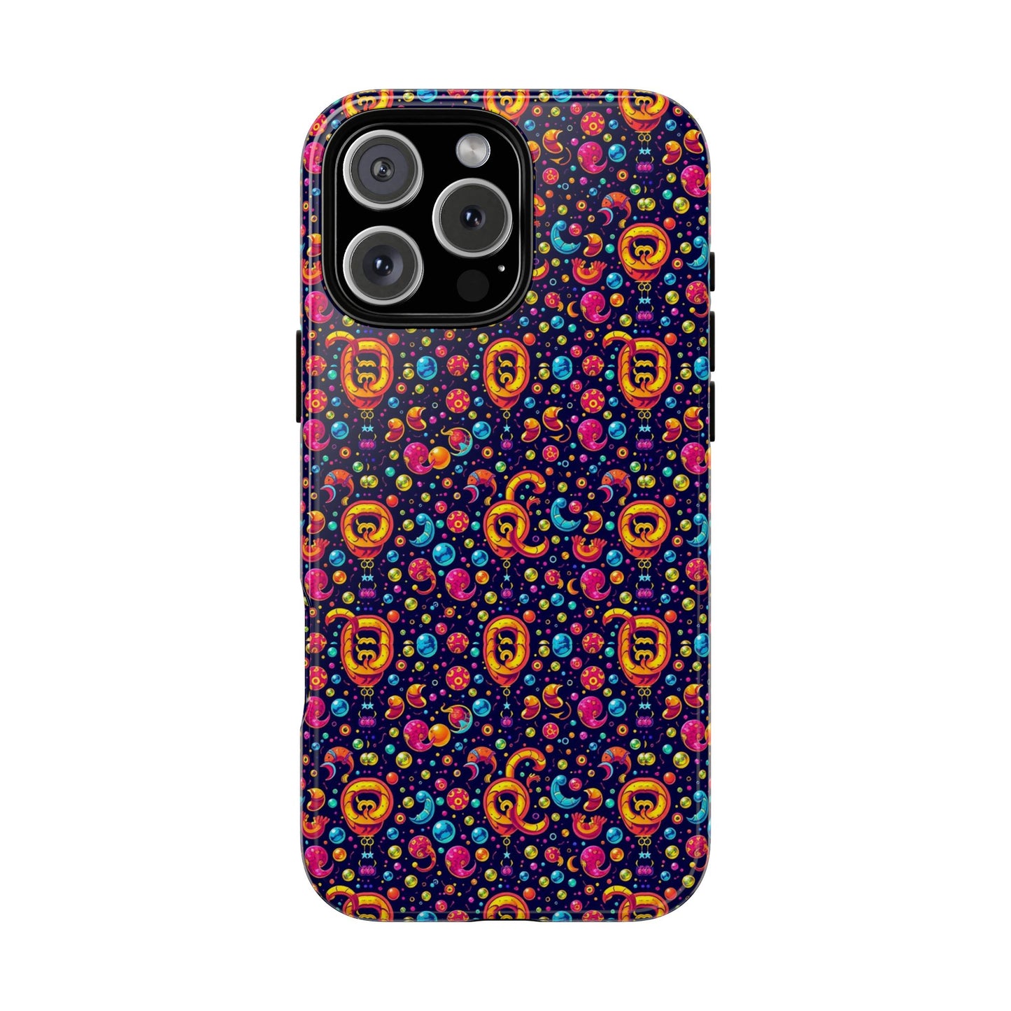 Tough Cases, Aquarius, Zodiac v1, Bubble Pattern