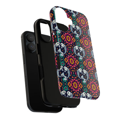Tough Cases, Pisces, Zodiac v4, Flower Pattern
