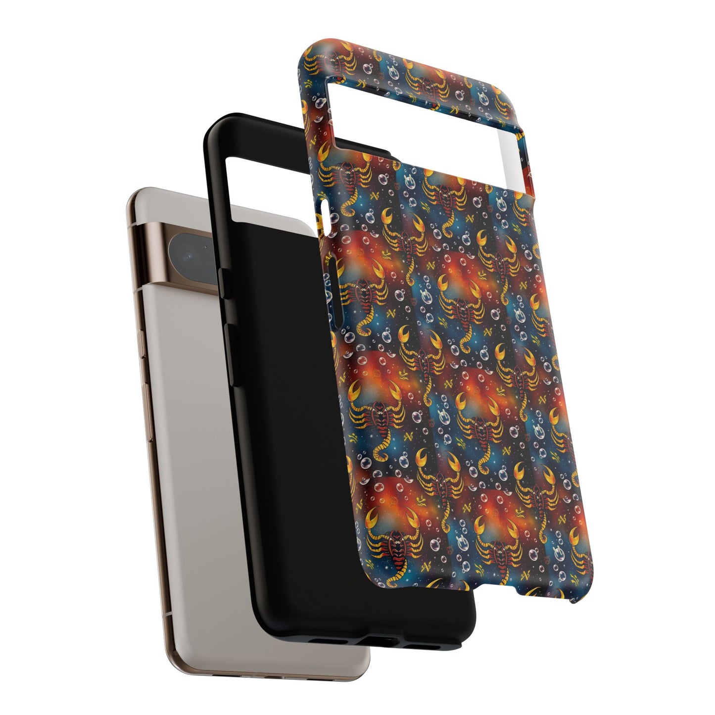 Tough Cases, Scorpio, Zodiac v2, Bubble Pattern