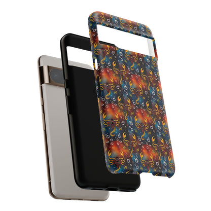Tough Cases, Scorpio, Zodiac v2, Bubble Pattern