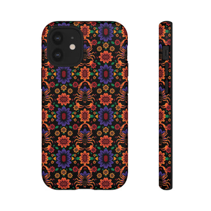 Tough Cases, Scorpio, Zodiac, Flower Pattern