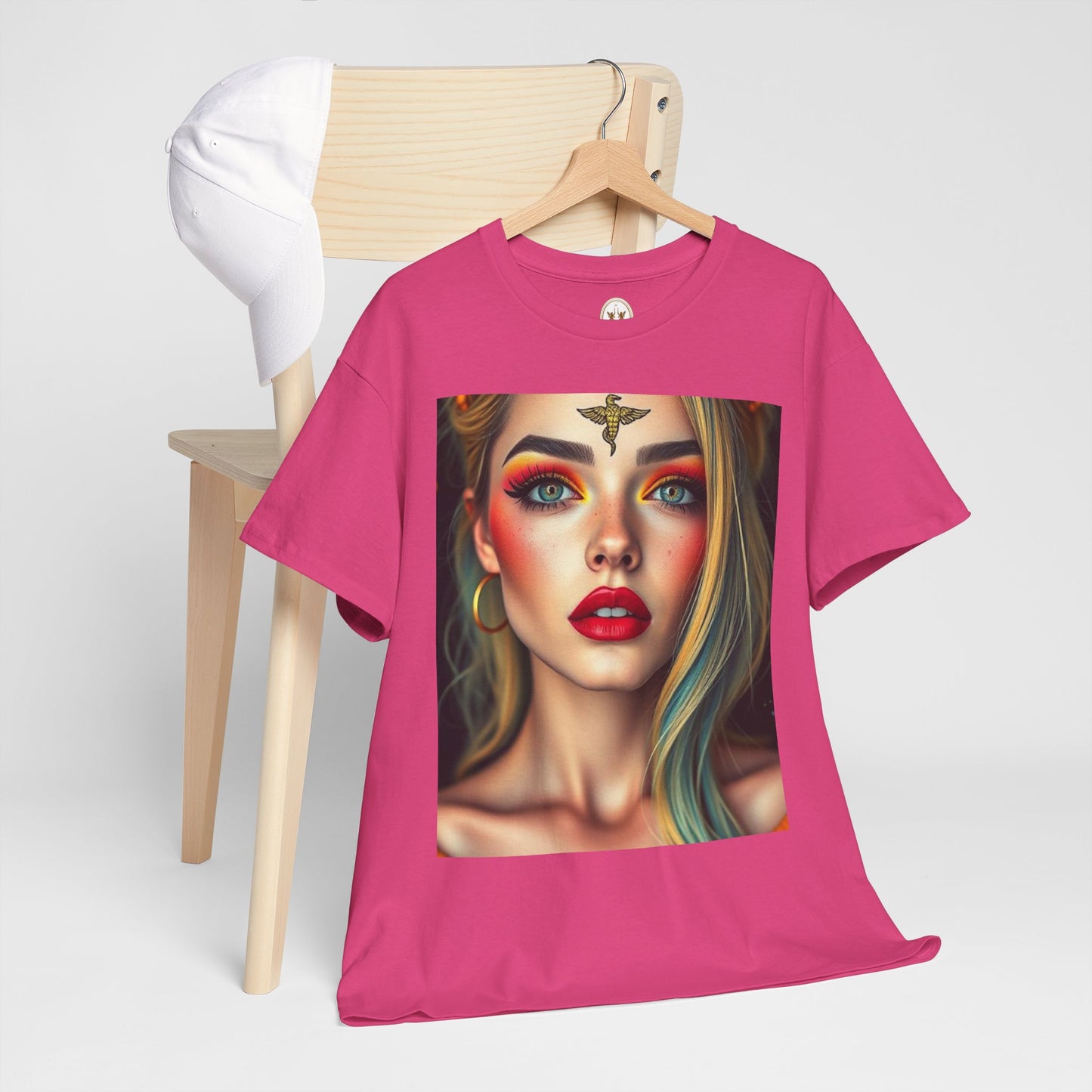 Unisex Heavy Cotton T-Shirt, Virgo, Zodiac, Sexy Art
