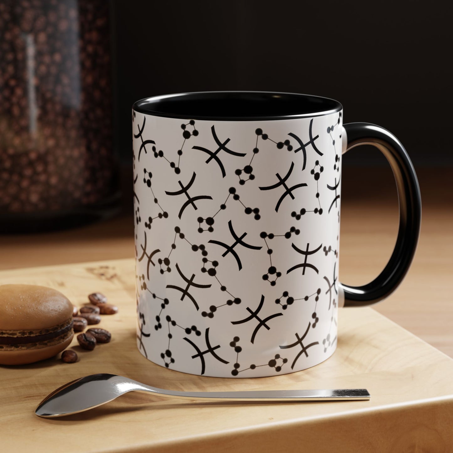 Accent Coffee Mug with the Pisces sign (11, 15oz)