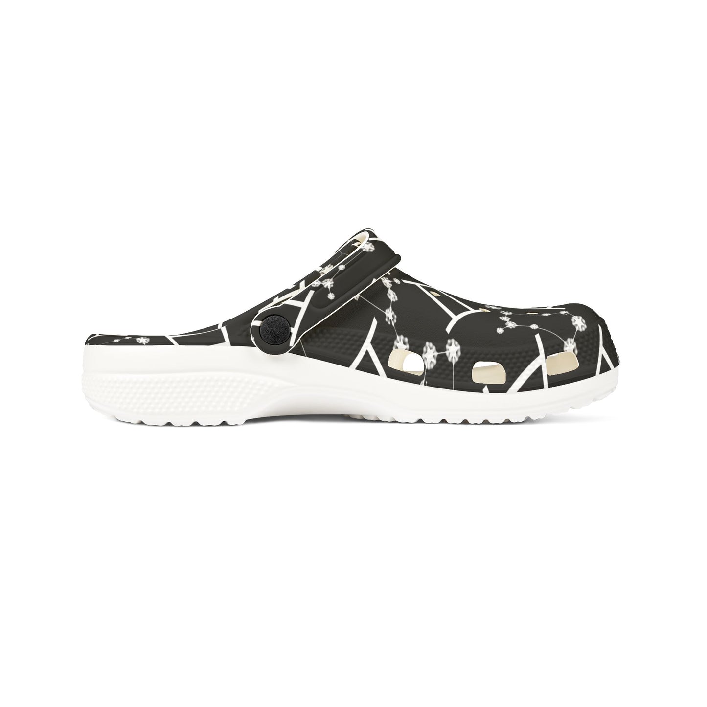EVA Foam Rubber Shoes (AOP), Material 100% EVA, Gemini Zodiac Design