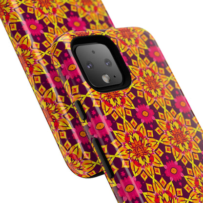 Tough Cases, Scorpio, Zodiac v1, Flower Pattern