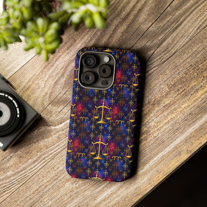 Tough Cases, Libra, Zodiac v2, Metal Pattern
