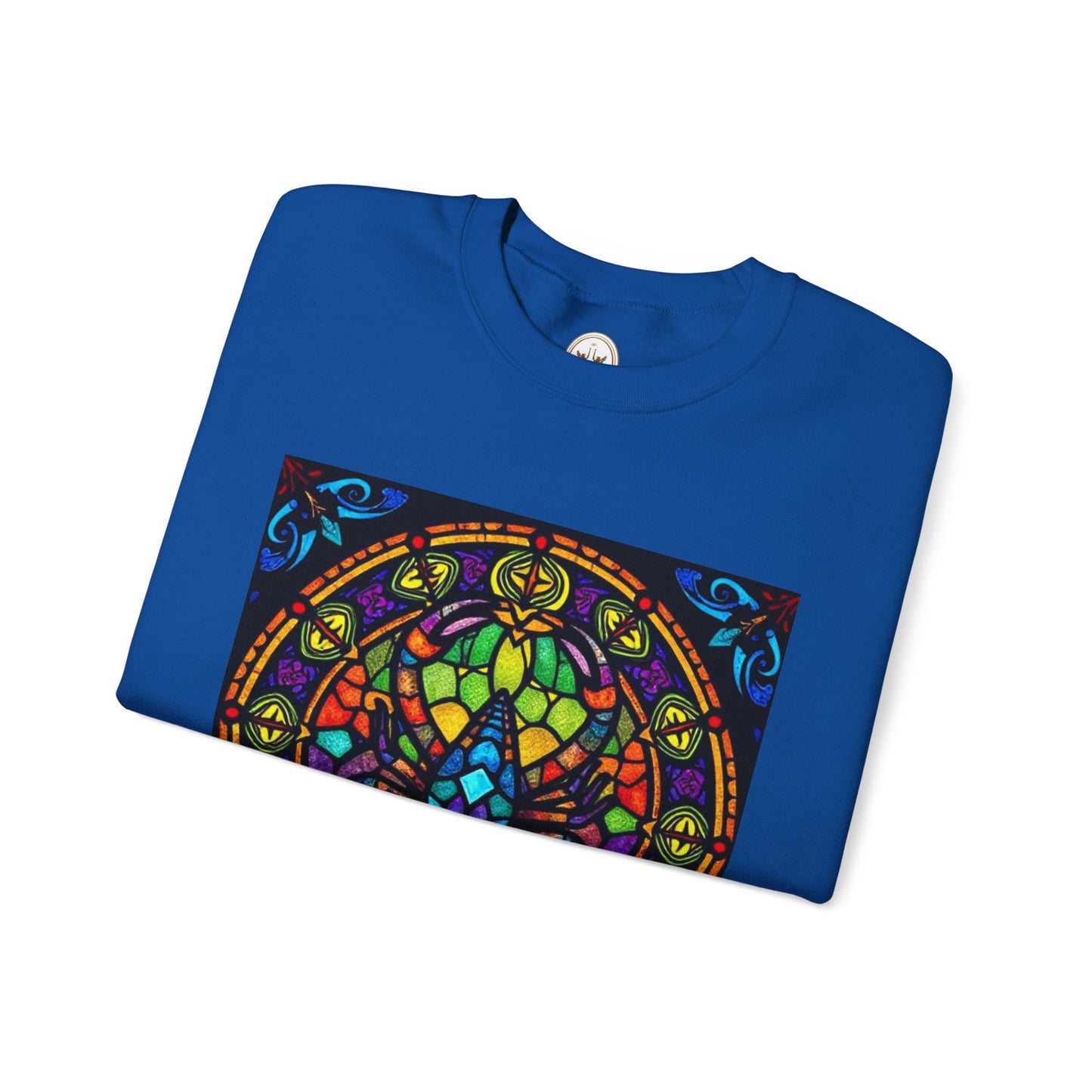 Unisex Heavy Blend™ Crewneck Sweatshirt, Glass 1, Scorpio Zodiac Design