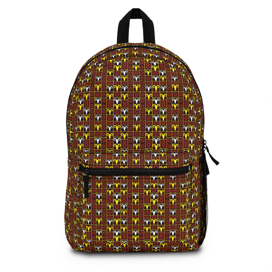 Backpack, Aries, Zodiac, Shapes Pattern