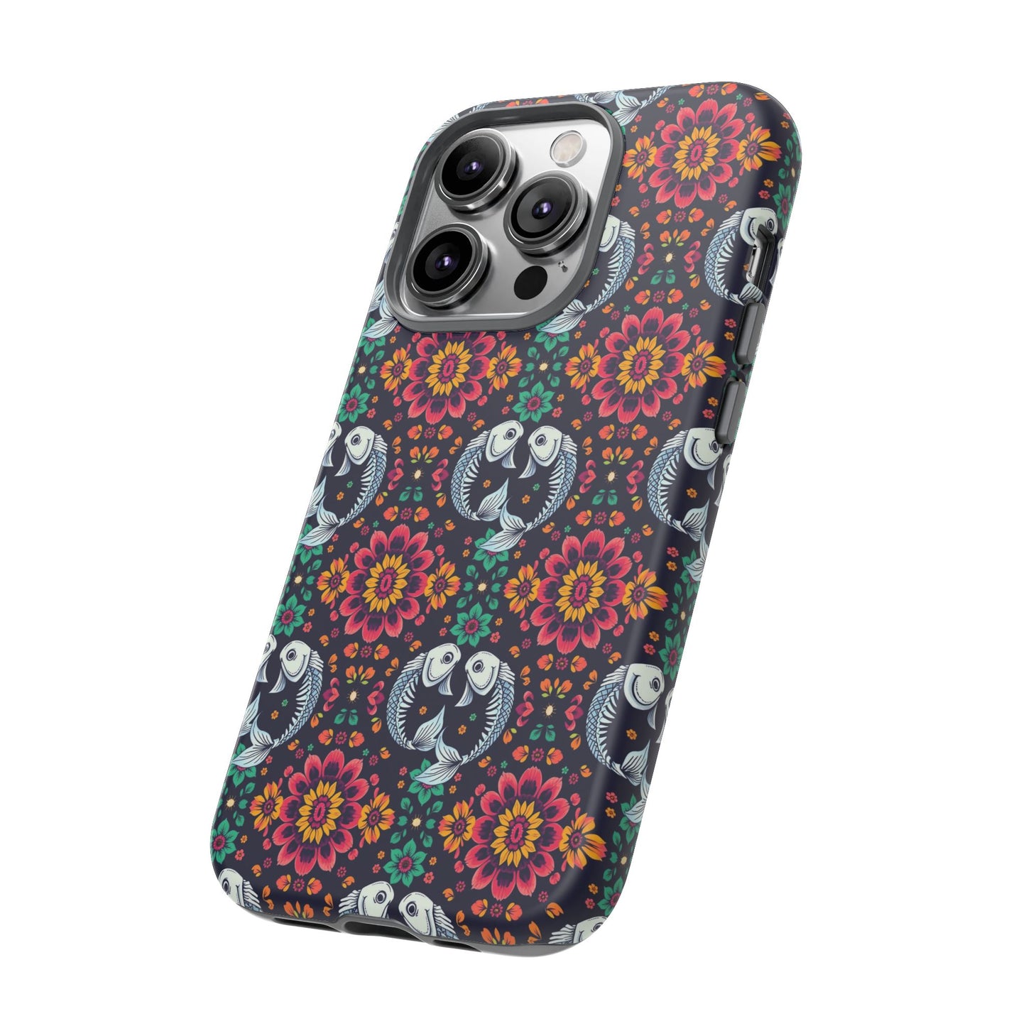 Tough Cases, Pisces, Zodiac v4, Flower Pattern