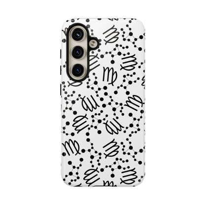 Tough Cases with the Virgo Zodiac sign for iPhone, Samsung Galaxy, and Google Pixel devices