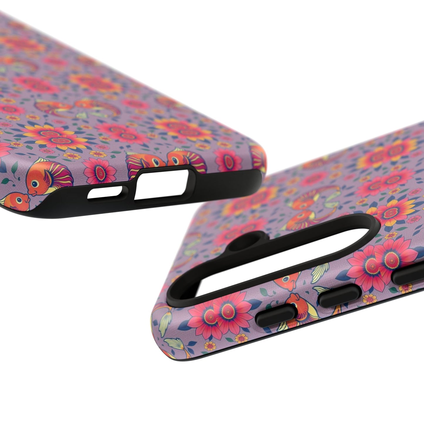 Tough Cases, Pisces, Zodiac v3, Flower Pattern