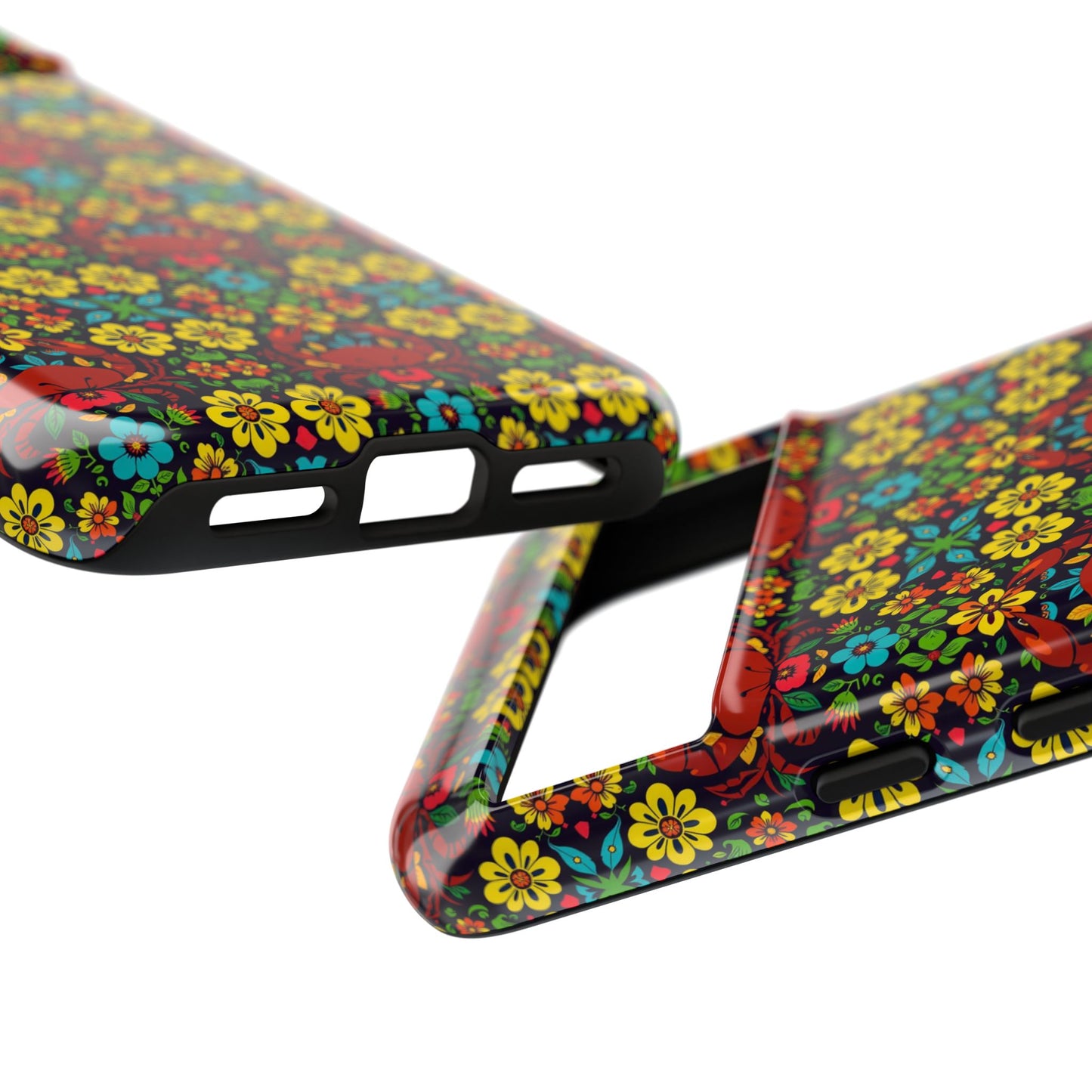 Tough Cases, Cancer, Zodiac v2, Flower Pattern