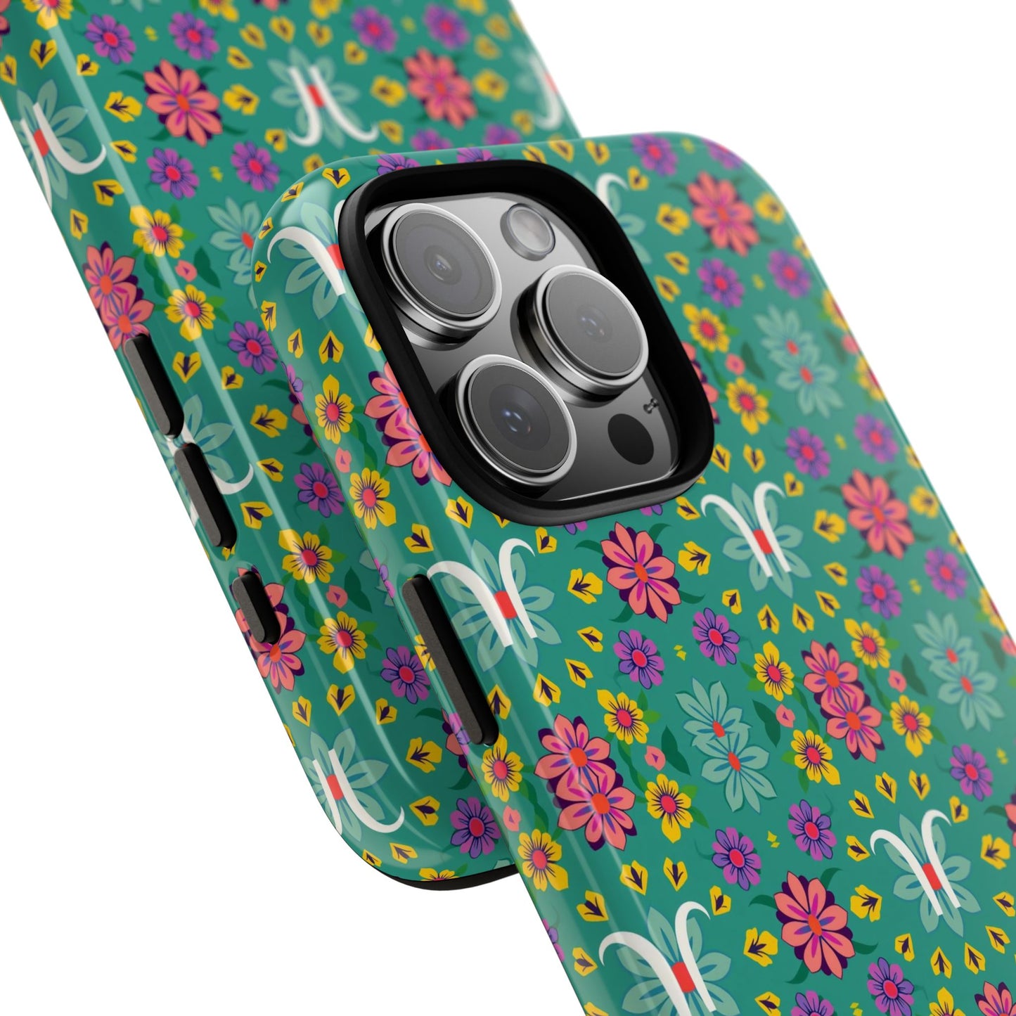 Tough Cases, Aquarius, Zodiac v4, Flower Pattern