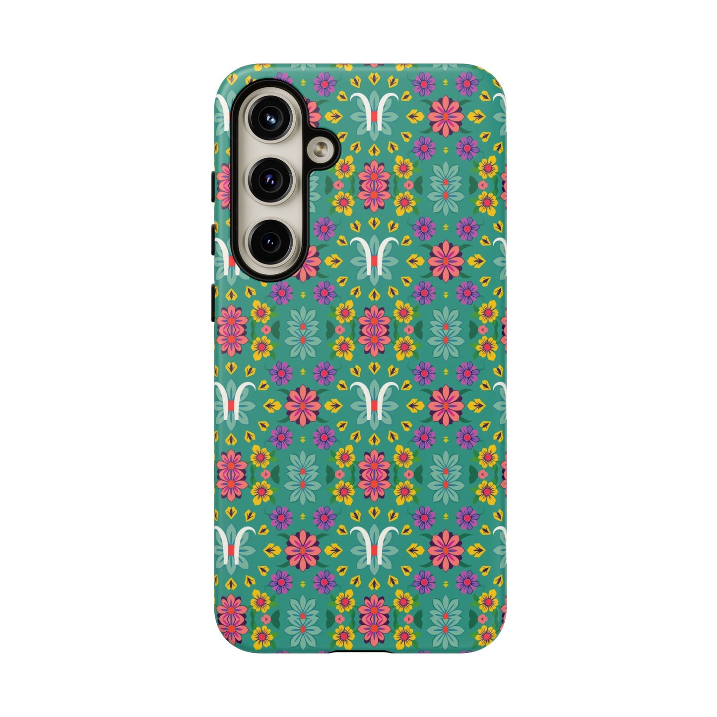 Tough Cases, Aquarius, Zodiac v4, Flower Pattern