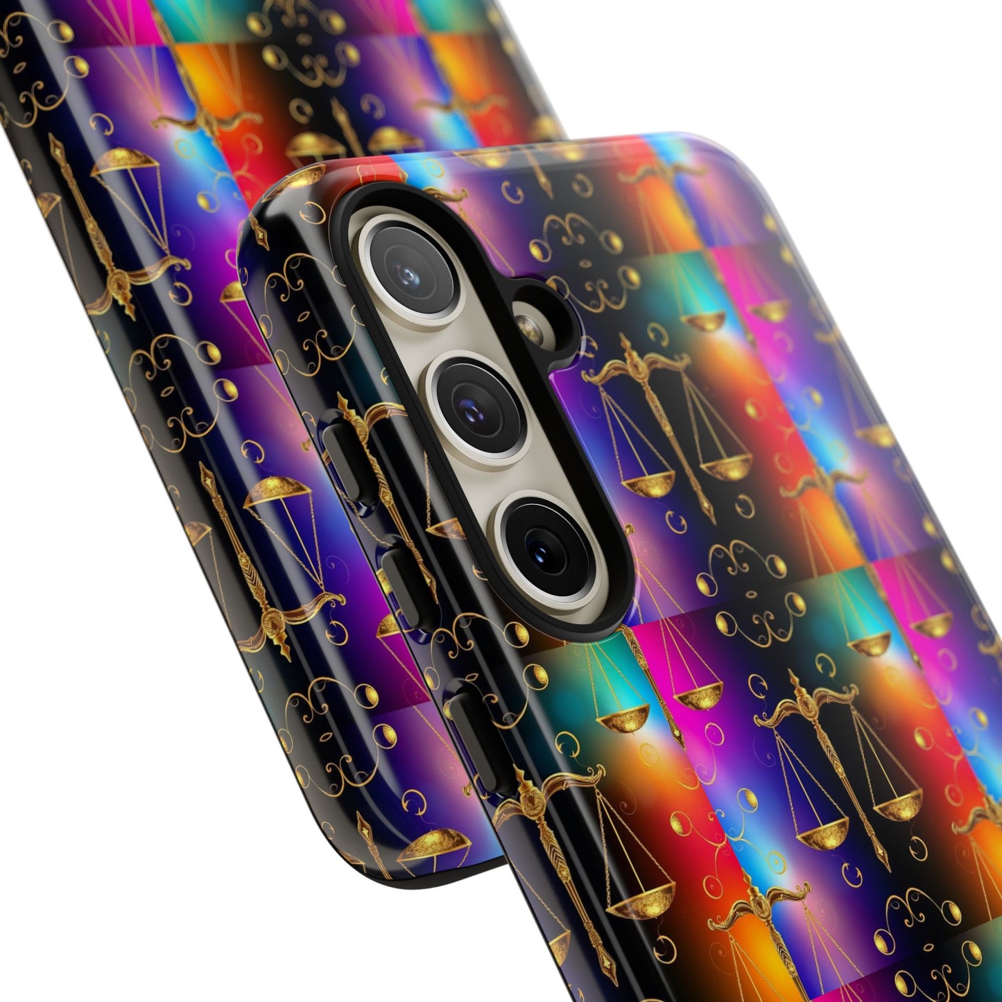 Tough Cases, Libra, Zodiac v1, Metal Pattern