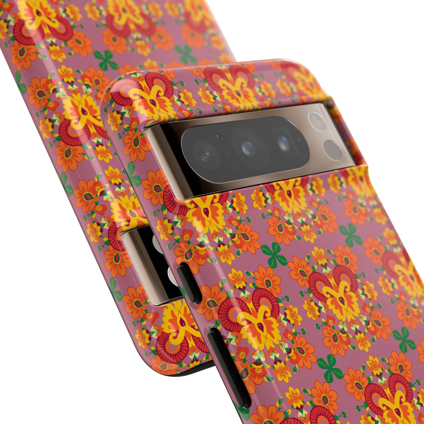 Tough Cases, Aries, Zodiac v1, Flower Pattern